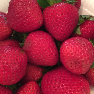 Strawberry Closeup. 