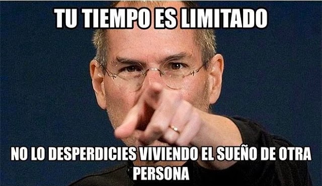 Tu tiempo es limitado, Steve Jobs