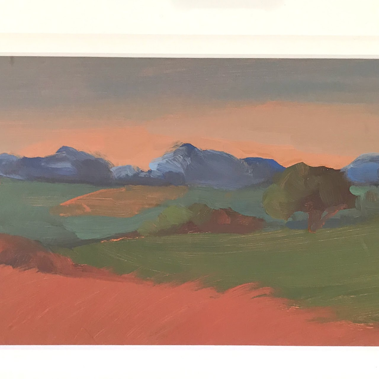 B. Ellis Signed Landscape Painting