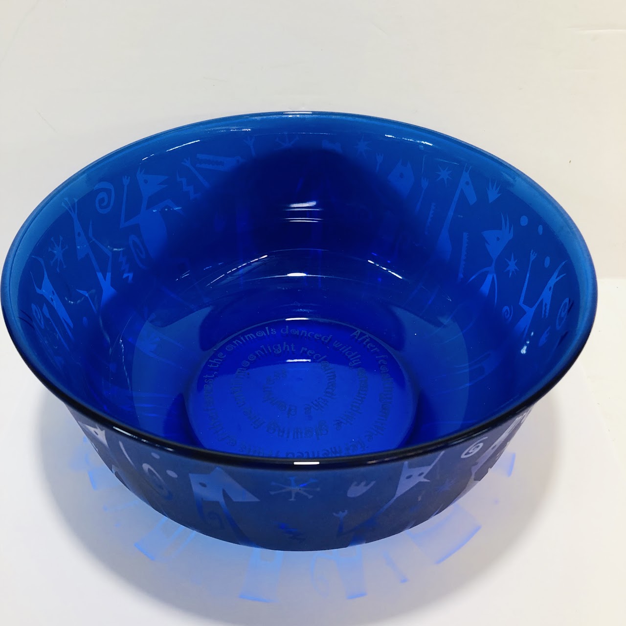 Leandra Drumm Signed Glass Bowl