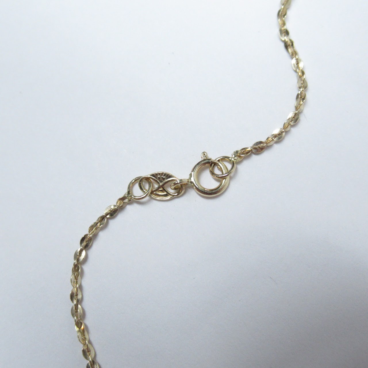 14K Gold & Heart Pearl Necklace