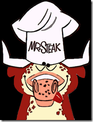 Mr. Steak Mascot