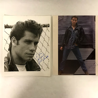 Travolta + Cusack Autographed Photo Pair