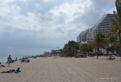 Quiet Beach - it's not March, yet!