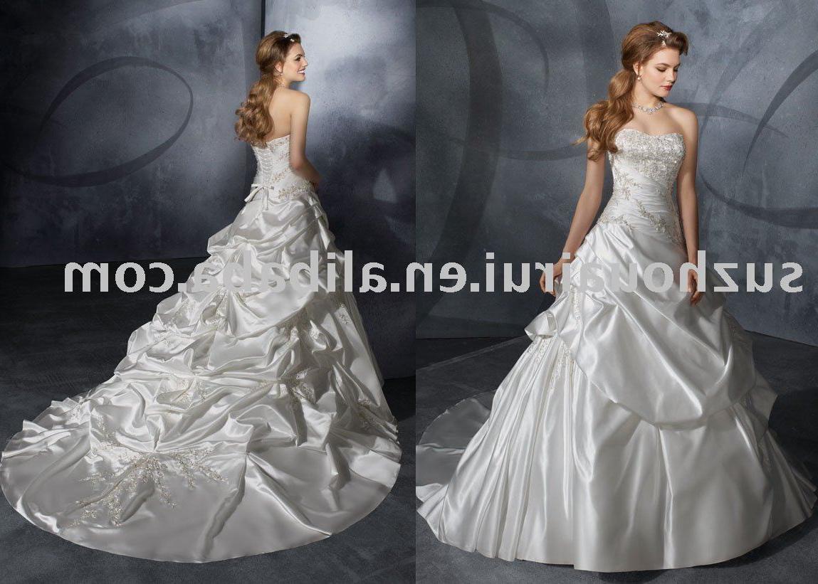 elegant wedding gown