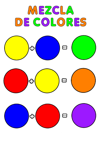 Resultado de imagen de colores primarios para niños