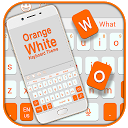 Descargar la aplicación Orange White Keyboard Theme Instalar Más reciente APK descargador