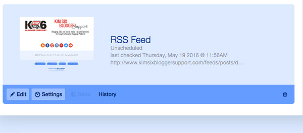 Targeted segment RSS email campaign