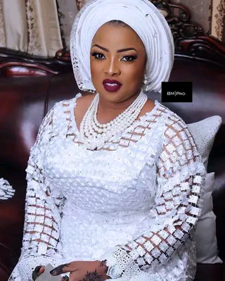 Most trending Africa ladies white lace