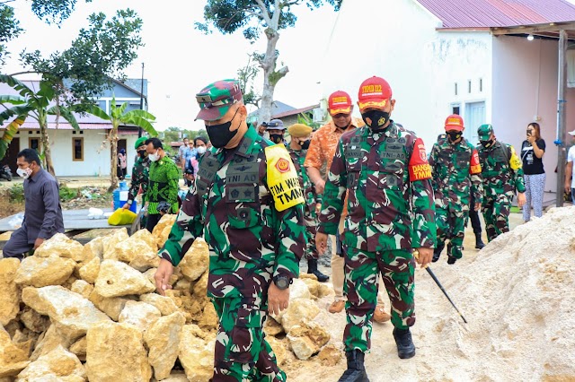 Tim Wasev Tinjau Pelaksanaan TMMD Ke 112 Kodim 0908/Bontang