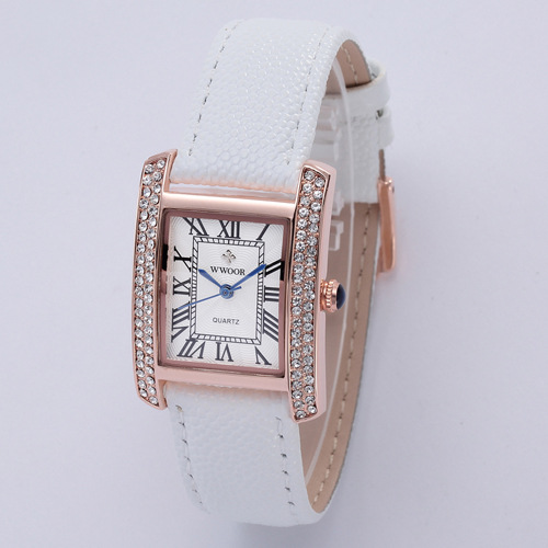 Title 9, Diamond-Encrusted Watch With Belt And Wrist Str...
