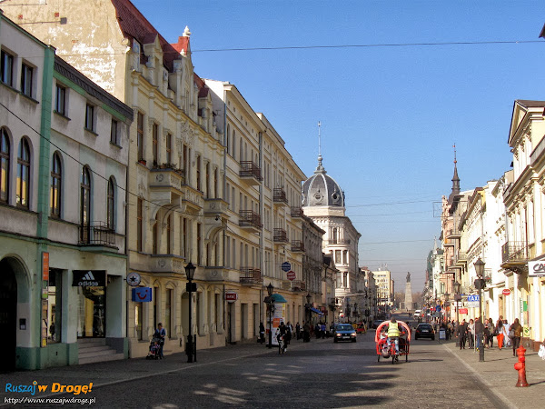 centrum Łodzi - ulica piotrkowska