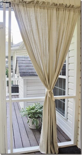 Creative Ambitions Drop Cloth Outdoor Curtain