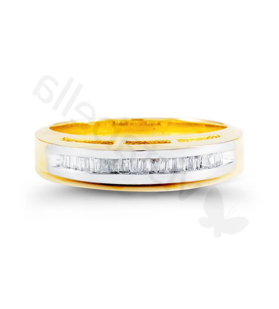 BAGUETTE WEDDING RING