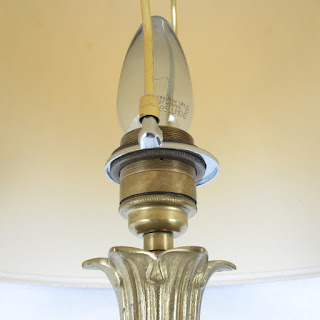 Vintage Brass Lamp Pair