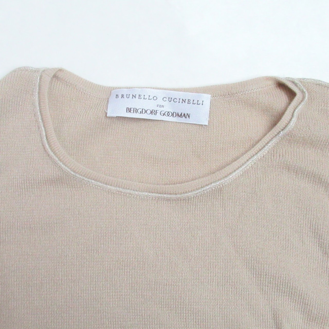 Brunello Cucinelli for Bergdorf Goodman Cashmere & Silk Sweater