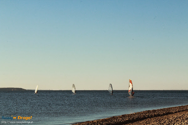 Windsurfing na Kaszubach w Rewie