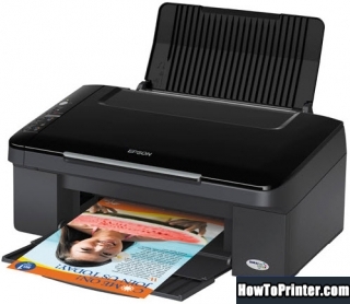 Reset Epson TX120 printer use Epson reset software