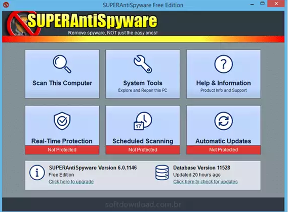 SUPERAntiSpyware, Limpe PCs infectados