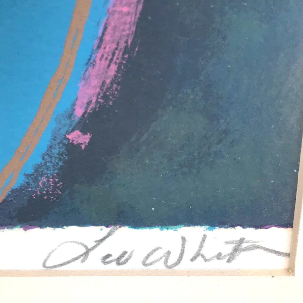 Lee White Signed Lithograph