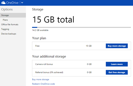 OneDrive, sito Web, servizio, funzionalità