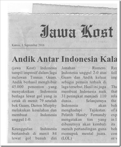 jawa kost