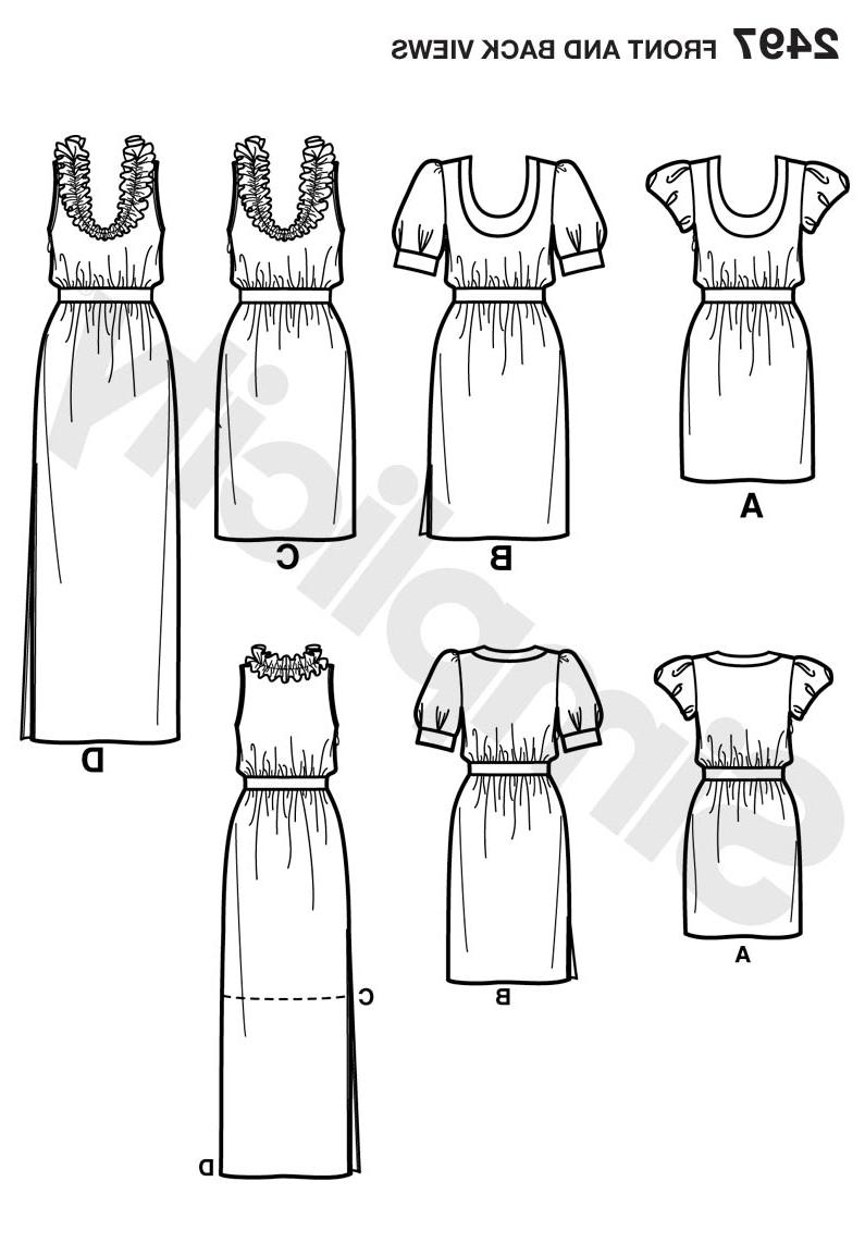 Dresses sewing pattern