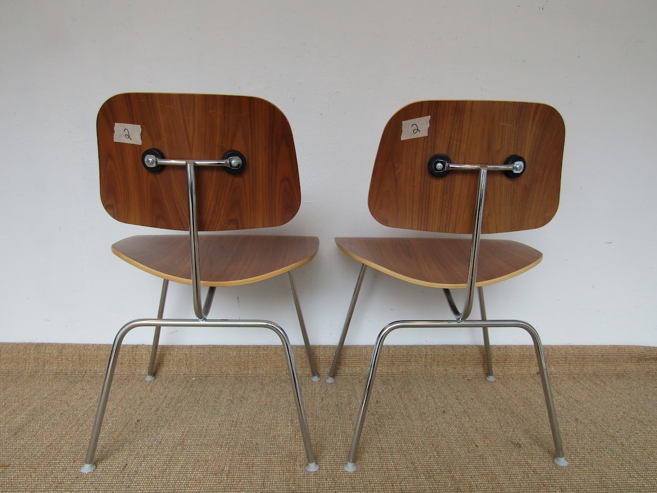 Eames Molded Plywood Chair Pair (2)