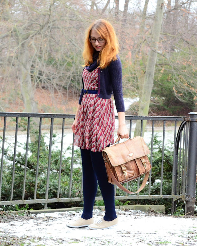 New Glasses and a Horsey Dress - Almost Stylish