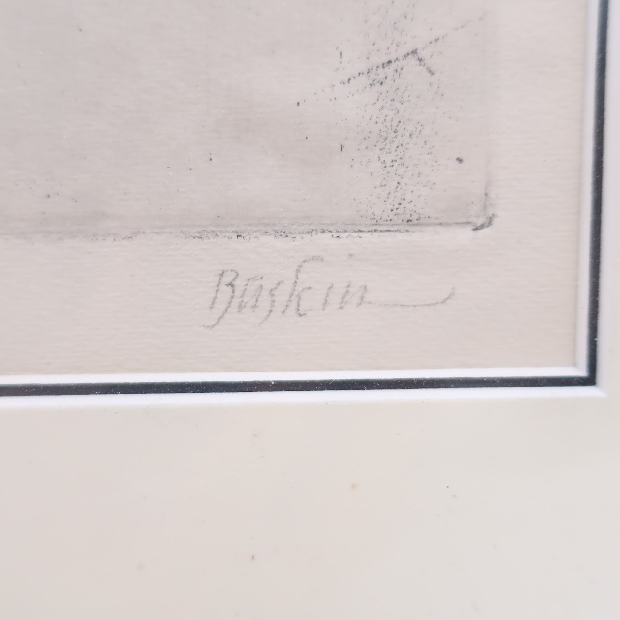 Leonard Baskin Signed Etching