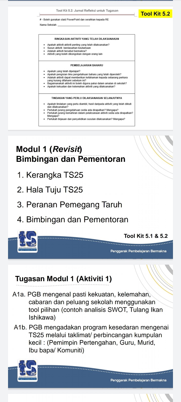 Tugasan modul 1 ts25