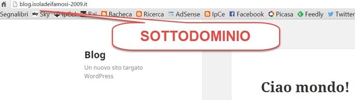 creazione-sottodominio