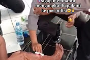 Viral"Anggota Satlantas Polres Bone Bantu Warga Kecelakaan