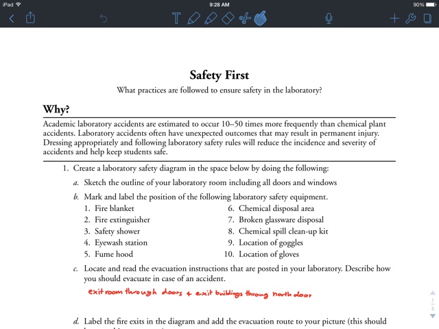 Gavin Gutowsky Chemistry Blog: Lab Safety Worksheet