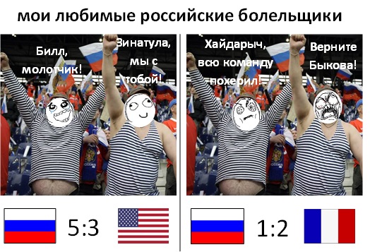 российские болельщики