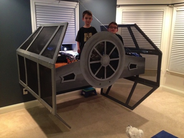 Tie fighter bed