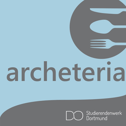 Archeteria im Gebäude der Mensa Süd (Studierendenwerk Dortmund) logo