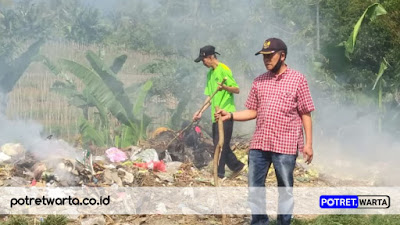 Begini Upaya Pemdes dan Pemuda Desa Gerbo, dengan Tumpukan Sampah Liar