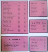 Mom & Dad Baker's menu 1