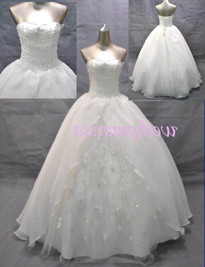 See larger image: Real work fashion ball gown wedding dresses A-1034