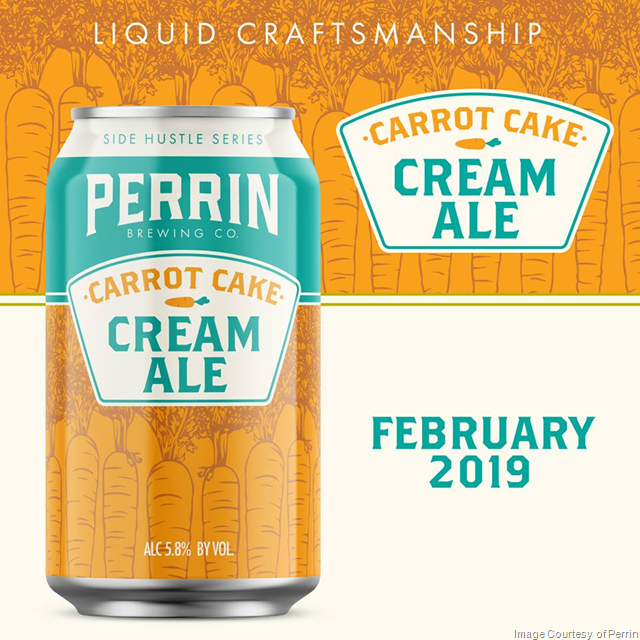 Perrin Brewing Adding Carrot Cake Cream Ale Cans In Feb 2019