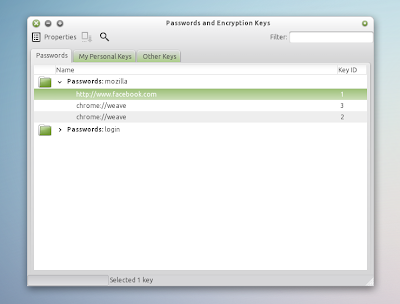 Firefox GNOME Keyring