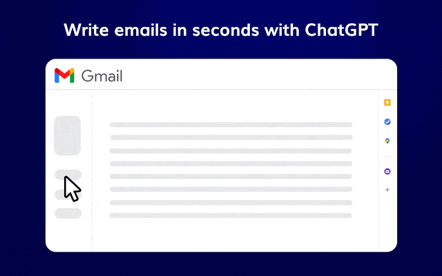 Screenshot of AI Email Writer - ChatGPT in Gmail