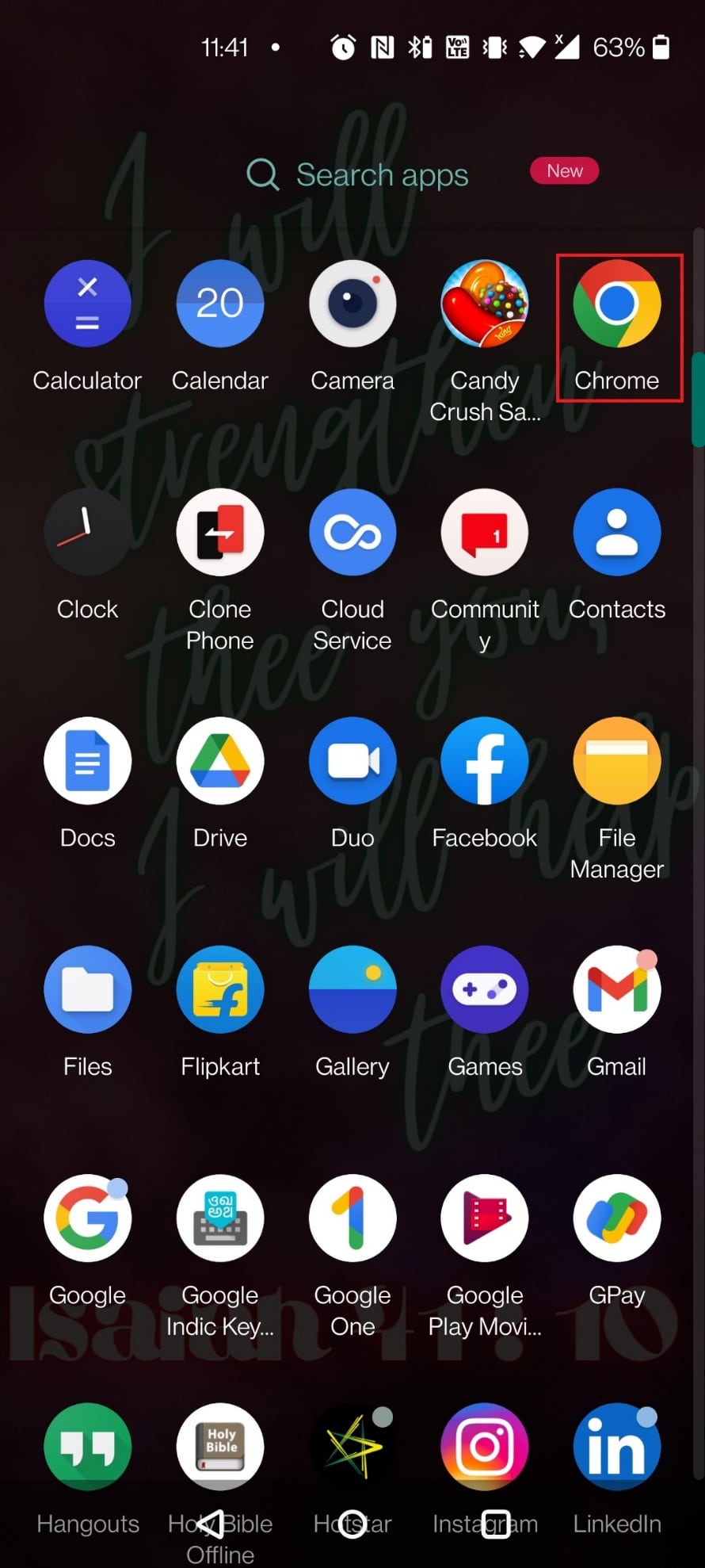 Otevřete na svém telefonu Android aplikaci Google Chrome