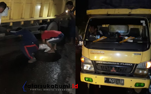 
Tumpahan Oli Mesin di Jalan Cibadak Bikin Macet, Truk Tidak Bisa Naik Tanjakan Pamuruyan
