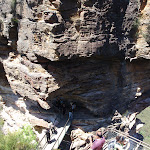 Looking down the Giant Staircase to the Three Sisters (92584)