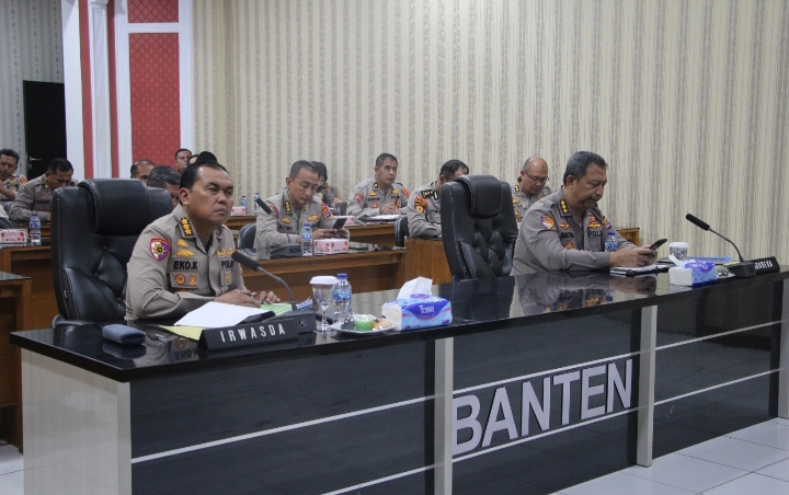 Polda Banten Ikuti Sosialisasi Survei Penilaian Integritas