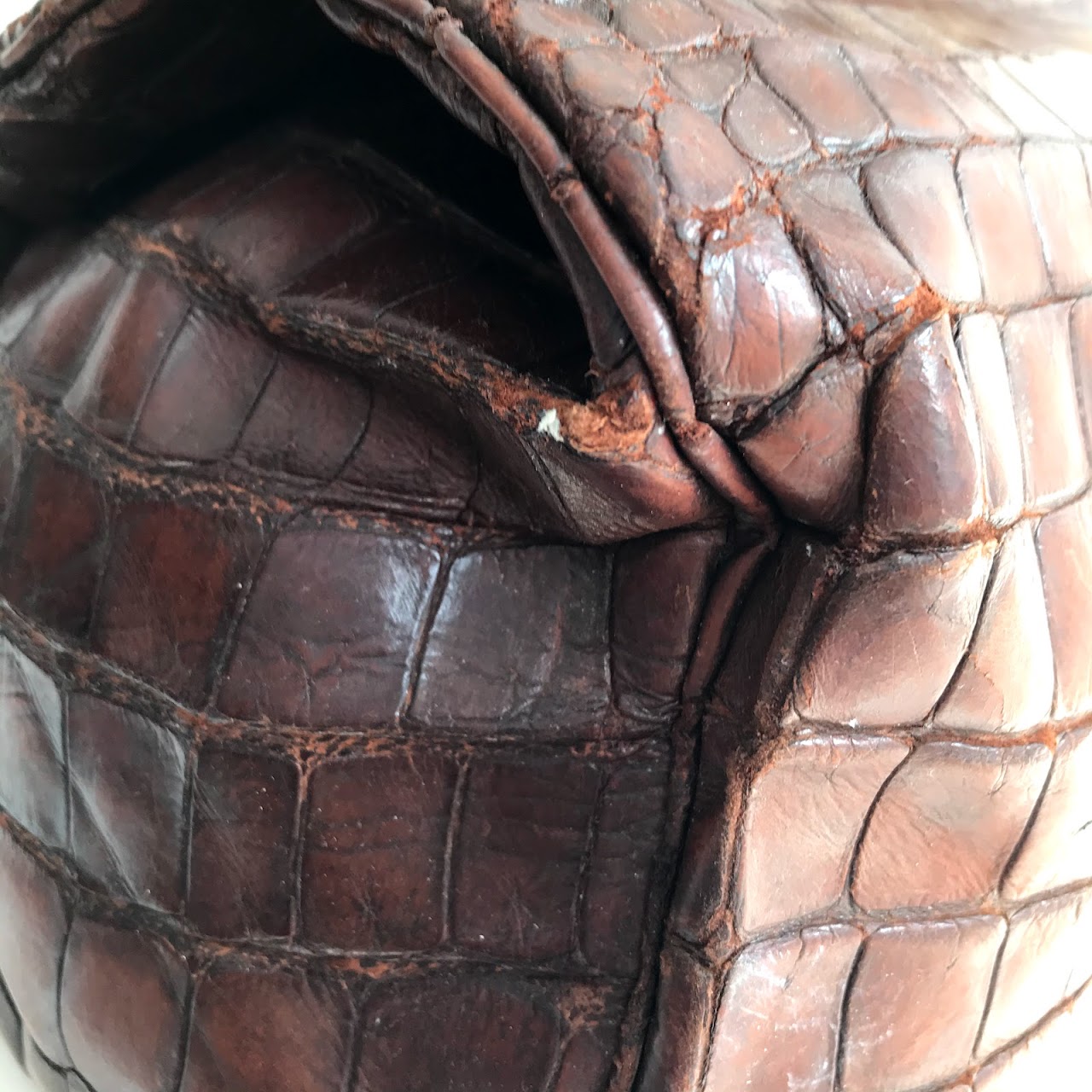 Vintage Alligator Doctor's Bag