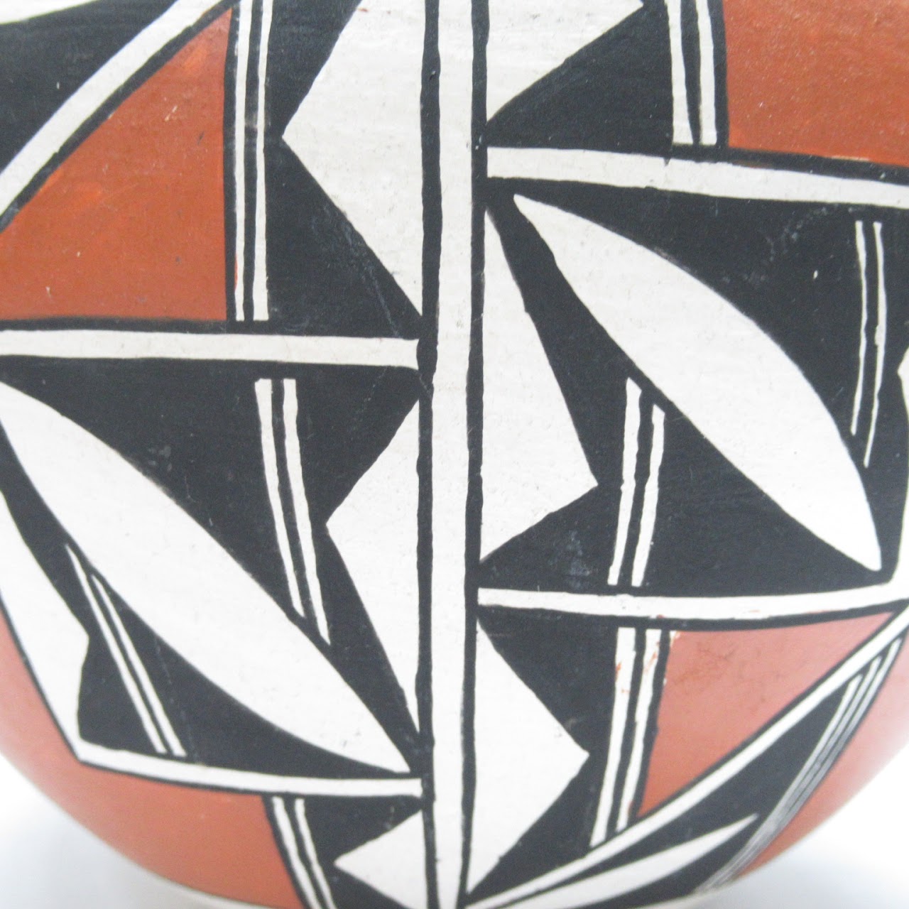 Signed Acoma Pueblo Pottery Vase Pair