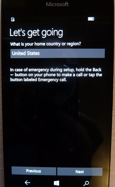Windows 10 Mobile, setup, initiële, configuratie, Lumia, smartphone